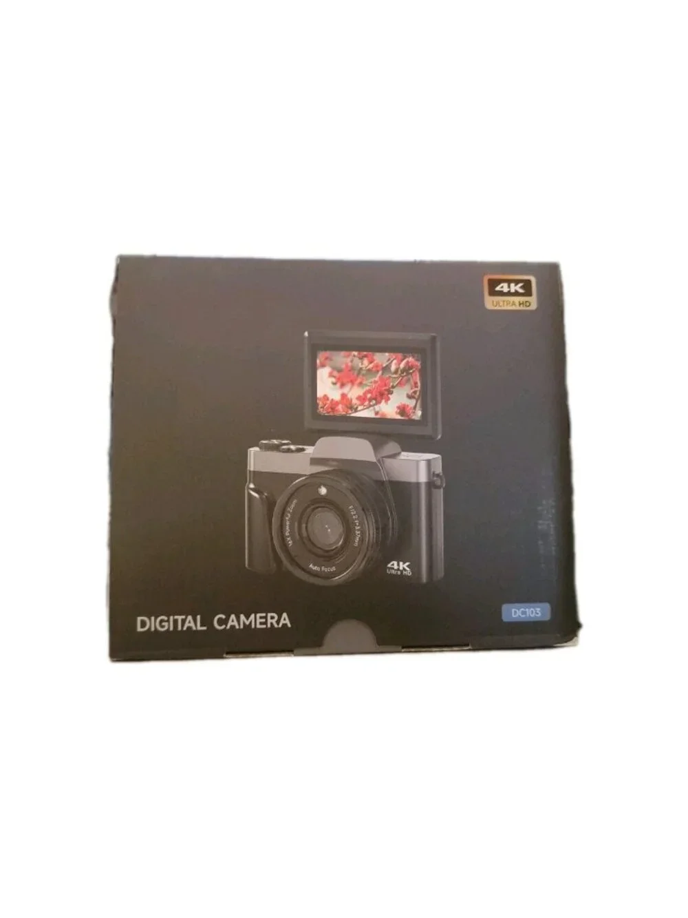 4K Digital Camera for Photography with WiFi, 64MP Autofocus 16XZoom Vlogging Cam